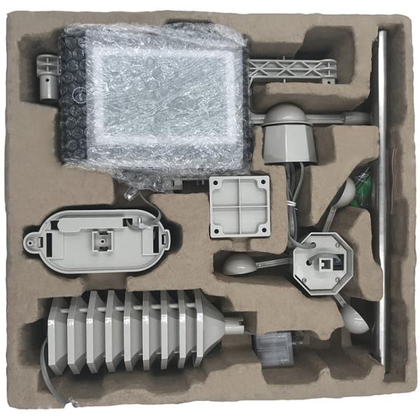 1.8KG Wireless Solar Station For Indoor Temperature Range 0 To 50 ° C WS1030 433mhz