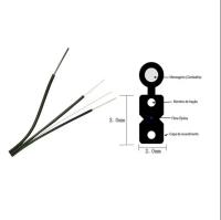 Cable de queda de fibra óptica FTTH autoportante 1/2 Fibras Aéreas