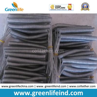 Working Length 1.2Metre Clear PU Covering Spiral Coil Lanyard Tool Holders