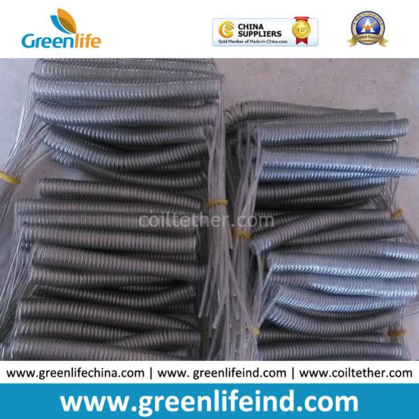 Working Length 1.2Metre Clear PU Covering Spiral Coil Lanyard Tool Holders