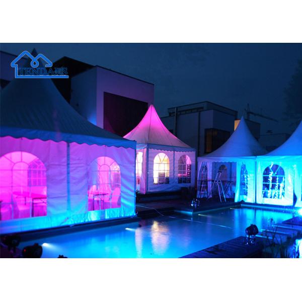 10x10ft 20x20 Наружное горячее оцинкованное событие высокий пик алюминий бамбук беседка пляж пагода палатка