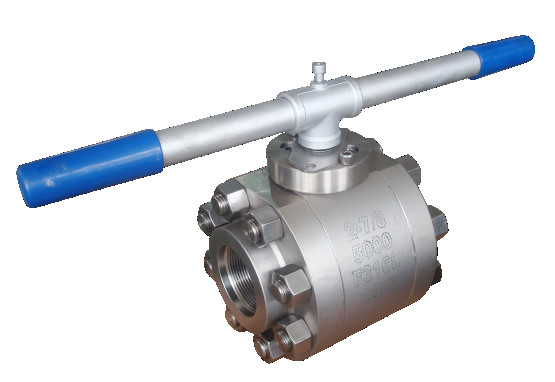 Oilfield Threaded Ball Valve Manifold Control Valve A216 WCB Oil Patch Ball Valve