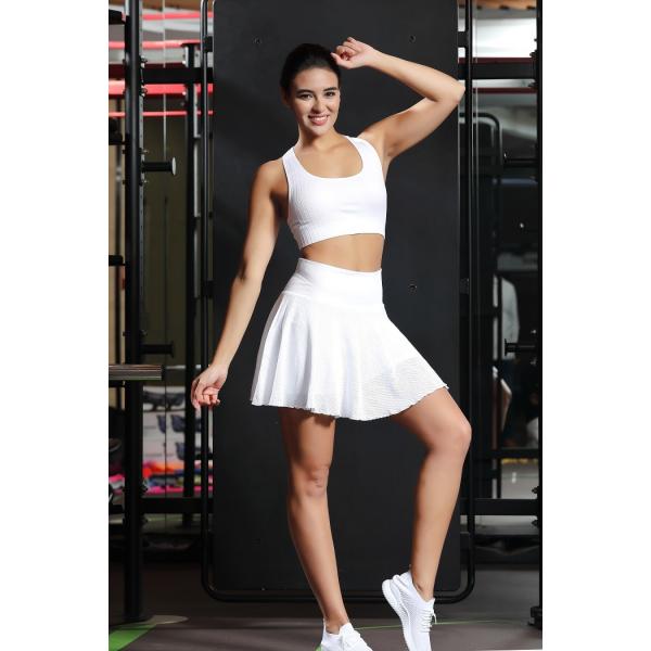 Seamless Racerback Yoga Sports Bras 92% Nylon 8% Spandex Anti Bacterial