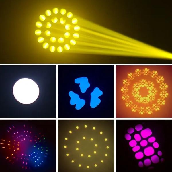 LED RGB Lamps Disco DJ Party Light for Night Club KTV Xmas Wedding Blinder Moving Head