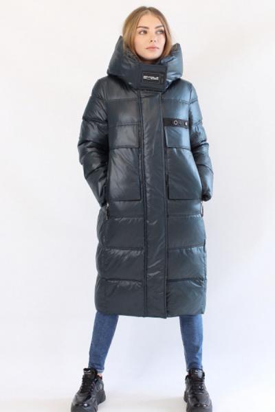 FODARLLOY Winter New Lady's Coat Pure Color Simple Lady's Winter Jacket Long Warm Women Down Cotton-padded Outwear