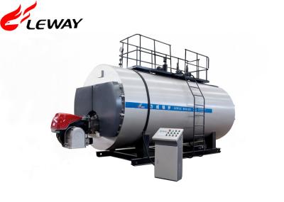 Fire Tube Fuel Oil Water Heater , Oil Fired Hot Water Tank 40mm Drain Pipe