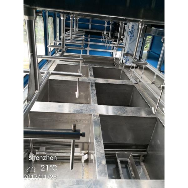Multi Tank Industrial Ultrasonic Cleaner For Car / Motor / Truck Wash Rinse Dry Ultrasonic Parts Cleaner
