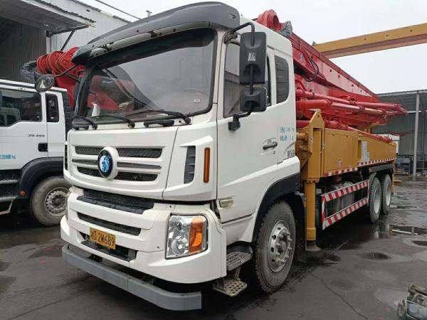 Shacman 37m Concrete Line Pump Truck Maximum Output 60-100 M3/H