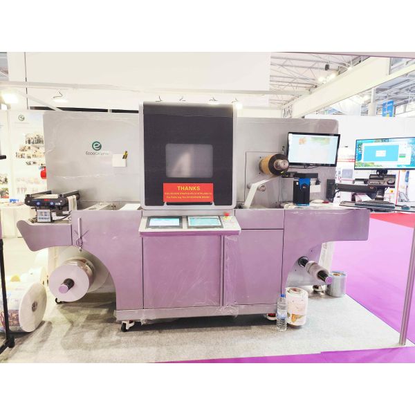 450mm Digital Label Post Press Varnish Printing Cold Stamping machine