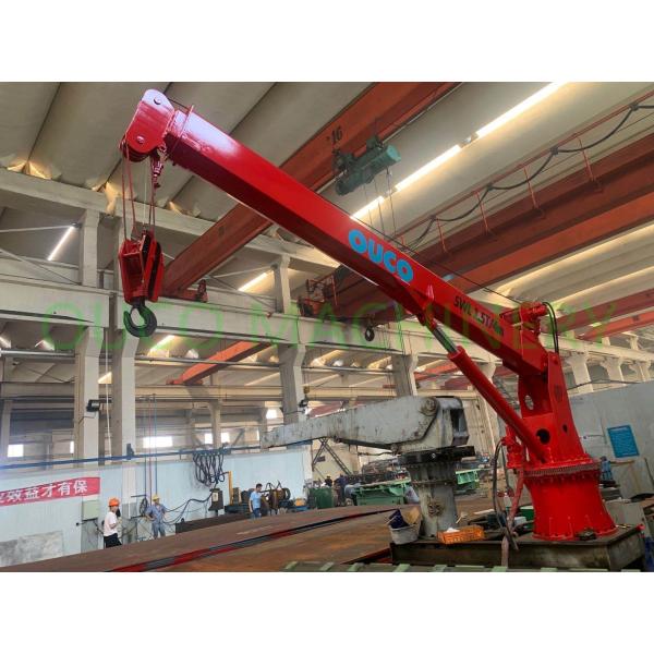 Кран постамента заграждения 8M морской палубы телескопичный оффшорный