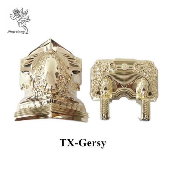 Silver / Copper Color Coffin Parts Casket Corner Accessory PP / ABS  Material