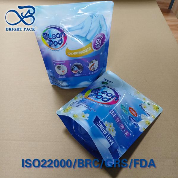 ECO-Friendly Triple-Seal Packaging For Detergent Pods - Recyclable Material