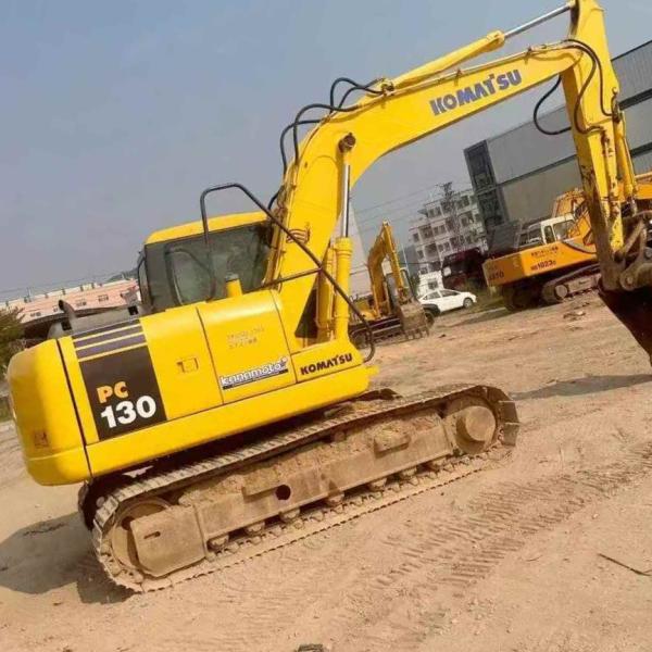 Used Komatsu PC130-7 Excavator 13 Ton Capacity Construction Mining Earthmoving Efficiency