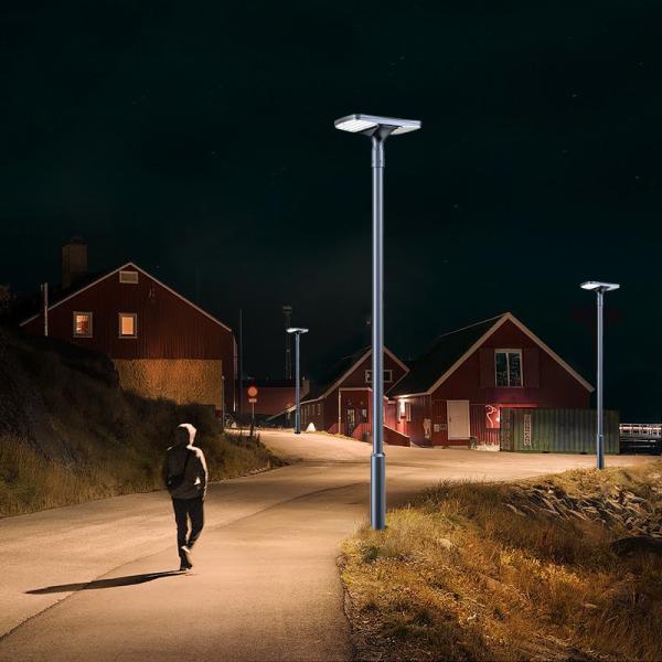 Energy LED Solar Garden Lights Post Patented Lamp Starry Sky 2.5-5m