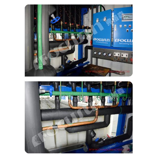10 tons per day Containerized direct cooling Block ice makers with Bitzer compressor