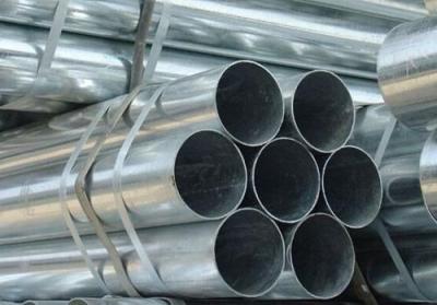 Hot Dip Galvanized Round Pipe No Break For Low Pressure Fluid Pipelines
