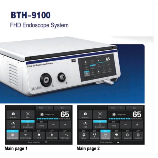 19in FHD Moniteur Chirurgical 4K Endoscope Caméra Anti-éblouissement BTH-9100