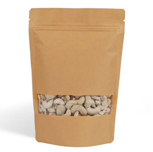 biodegradable food grade kraft bags with window