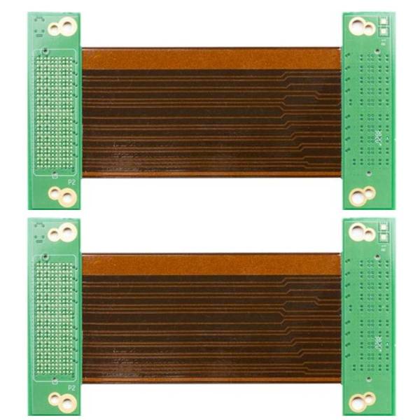 Маска припоя зеленого цвета золота погружения изготовления PCB гибкого трубопровода FR4 TG170 твердая