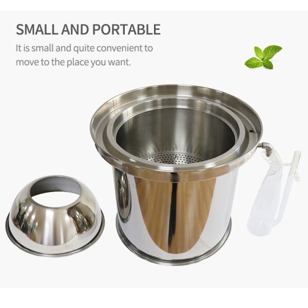 Essential Oil Extraction Equipment Pure Rose Hydrosol Distiller with Steam Distillation
