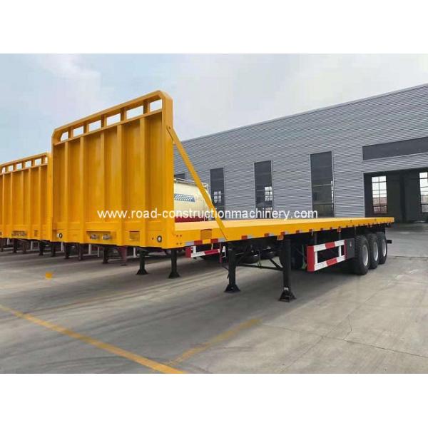 трейлер тележки цапфы 80ton 3 планшетный Semi для грузового транспорта