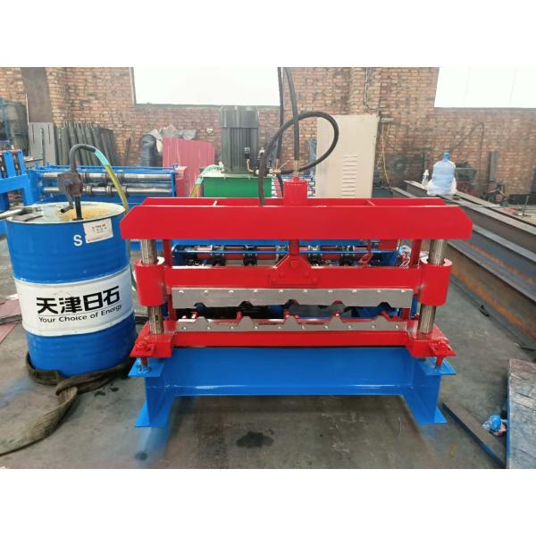 High Quality Concrete Road Paving Terrazzo Roof Floor Double Layer Glazed Tile IBR Sheet Roof Press Making Machine