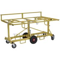 6 fabrication d'équipement de manutention du chariot 500kg à plaque de plâtre de roues