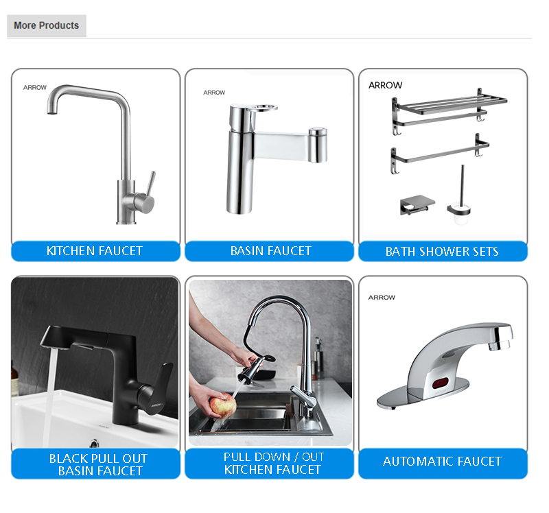 ARROW Modern Infrared Sensor Faucet with Polished Chrome Finish and Brass Body for Bathroom