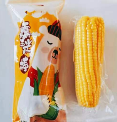 Stick  Grains Fresh Sweet  Corn Cutting on the Cob