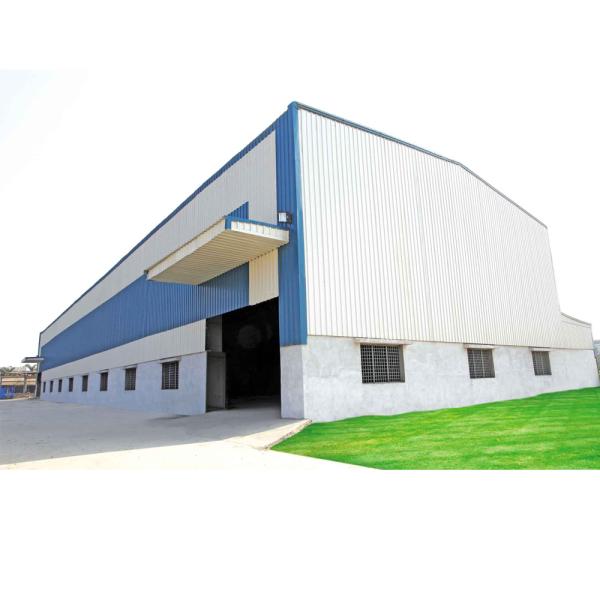 Panneau sandwich revêtement cadre métallique préfabriqué entrepôt de stockage bâtiment de structure en acier