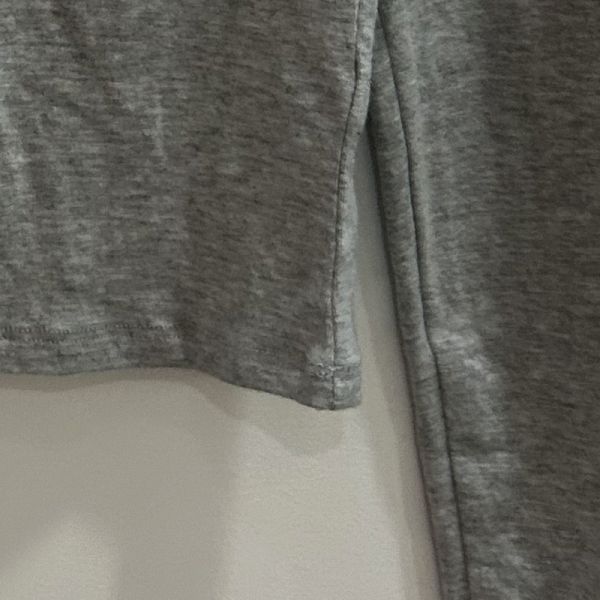 Women's Ribbed Henley Long Sleeve Top - Sweetheart Neck Button Detail (Heather Grey/Black/White)