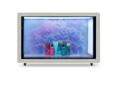 jogador transparente 200W da propaganda de 55in 400nits LCD