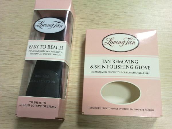 Body cleaning brusher paper packaging box
