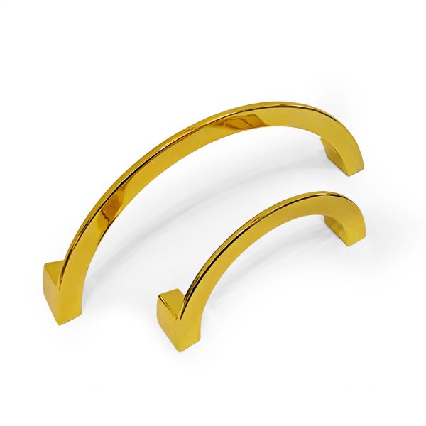 Modern Minimalist Semi-Circular Pull Handles Zinc Alloy Hardware Accessories for Kitchen Cabinets Cabinet Doors and Drawers
