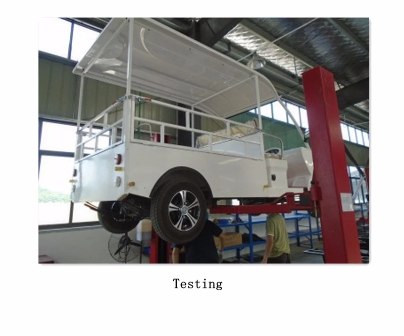 72V AC Motor Electric Cargo Van Truck With Hydraulic Tail Lift , Loading Capacity 1.5 Ton