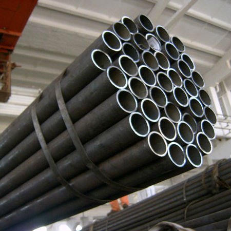 Underground 25mm Round Steel Tube , Black Large Diameter Steel Pipe Durable