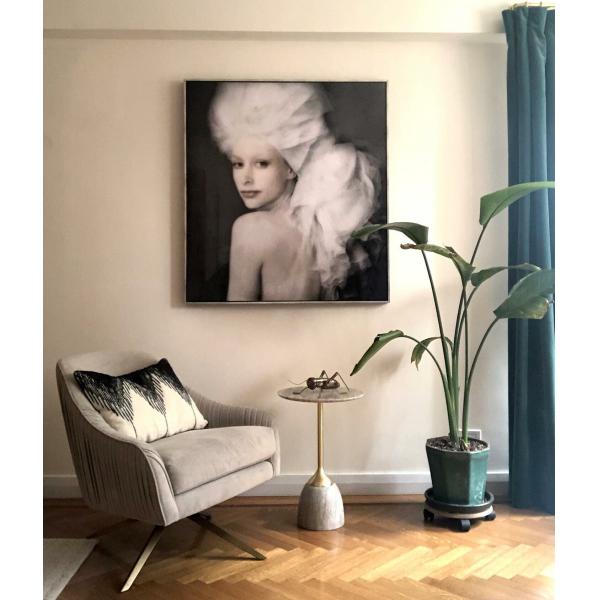 ODM Modern Swivel Chair Metal Base For Office Leisure Living Room