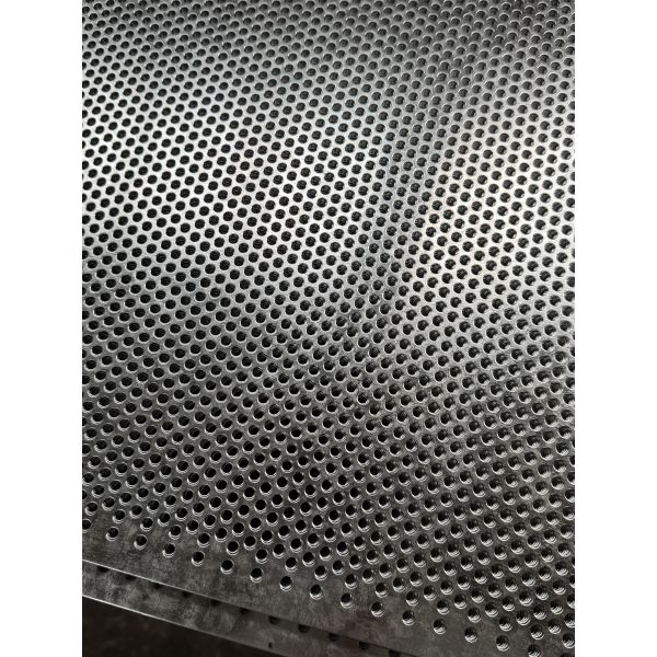 Silver Stainless Steel Perforated Sheet Metal For Grain Filtration