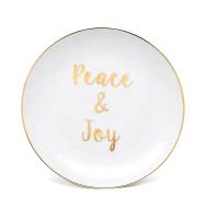 Sobremesa Placas de porcelana brancas personalizadas Placas de cerâmica desenhos de impressão de Natal