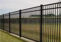 Elegante exquisito acero tubular valla de protección diseño personalizado residencial valla de protección jardín