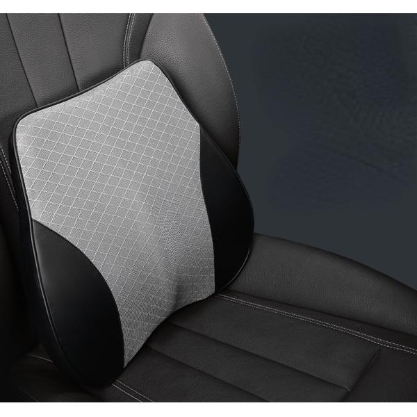 Comfortable Memory Foam Back Car Pillow with Customized Design Printing