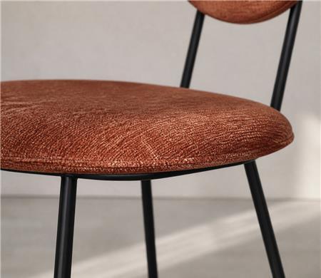 ROUND BACK UPHOLSTERED DINING CHAIR CYC-009
