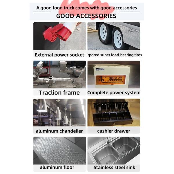 Large Capacity Mobile Food Truck Trailer for Versatile and Full Functionality Sales