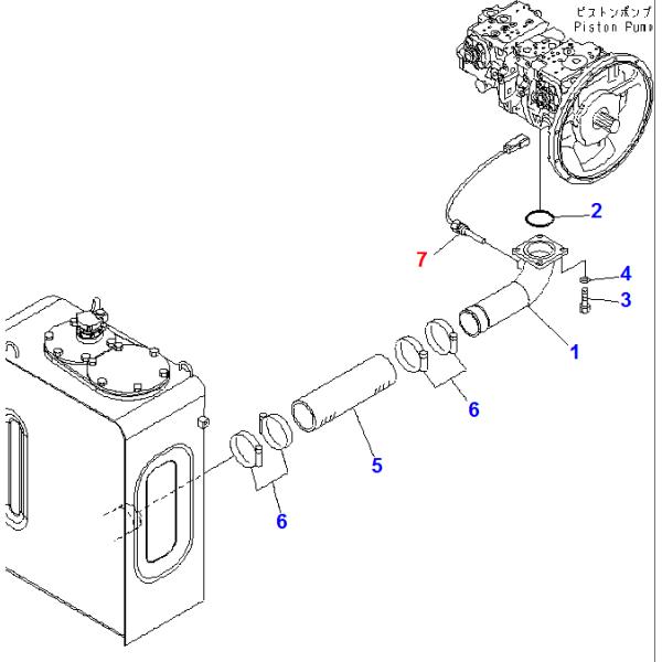 Электрические части экскаватора KOMATSU PC200-7 мочат датчик температуры 7861-93-3320