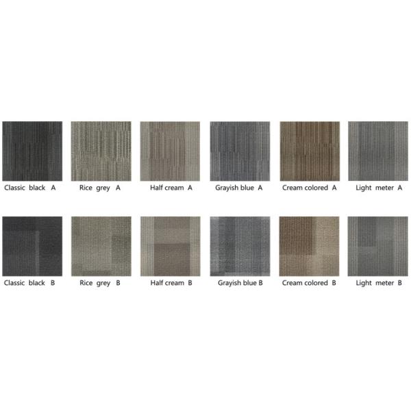 PVC Backing Hospitality Carpet Tile Nylon Square Carpets 50cm X 50cm