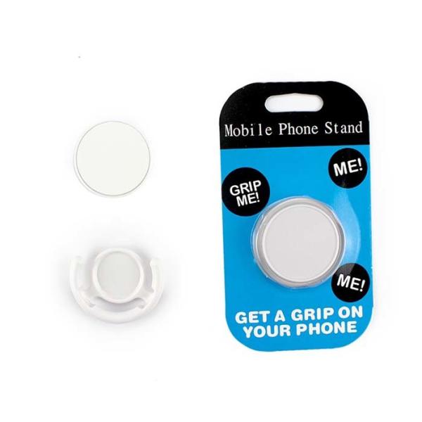 DIY Custom Sublimation Pop Socket Blanks With Printable Aluminum Metal Insert