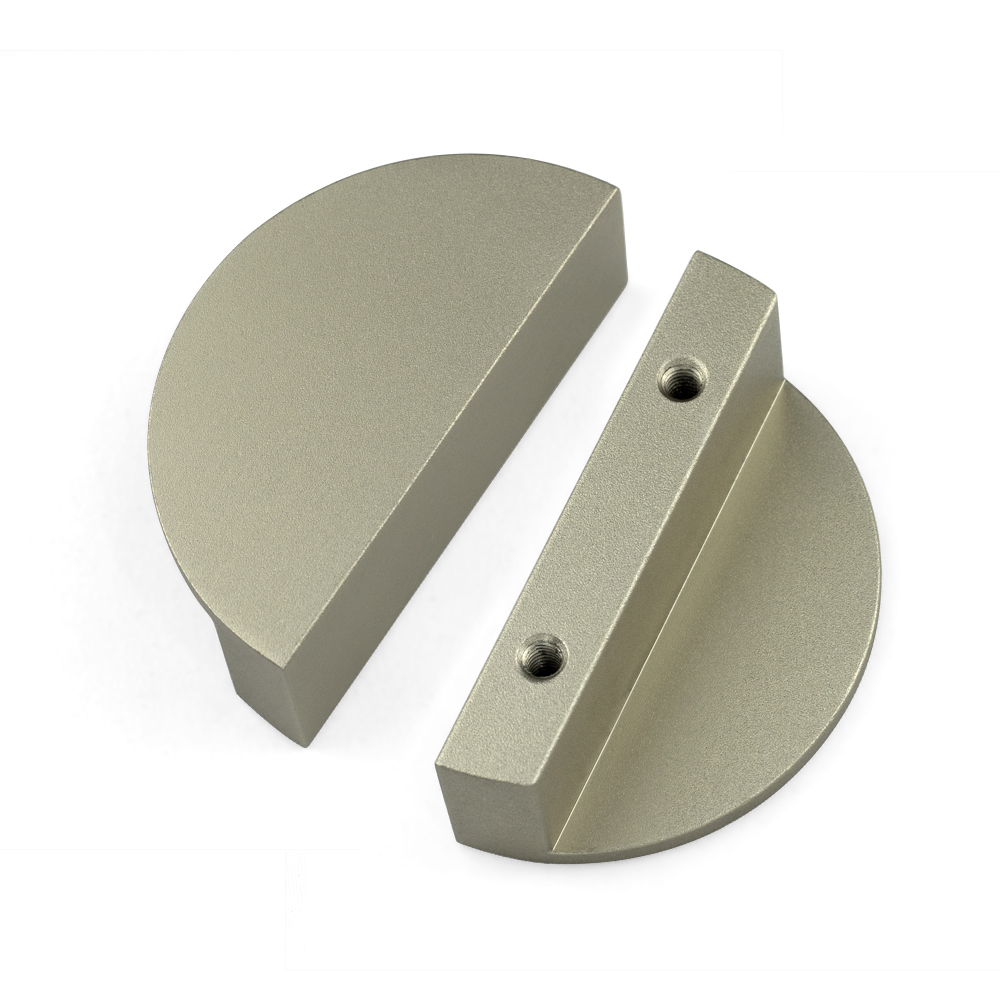 Wholesale Gold Half Moon Handles Knobs Drawer Door Knob Pulls for Cabinet