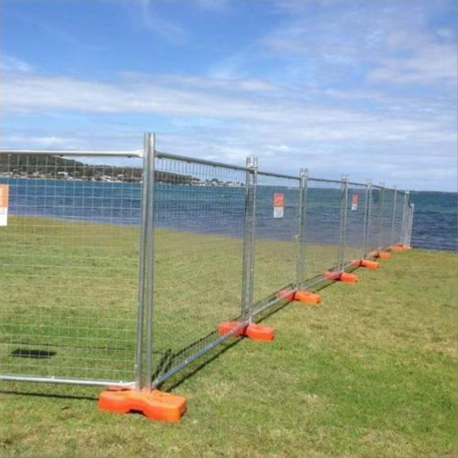 Stackable Ballast Temporary Security Fence Rapid Fill And Reuse System