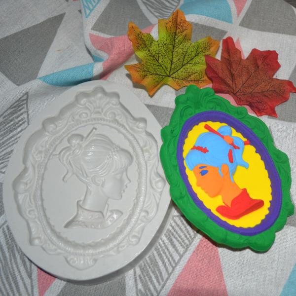 OEM Professional Silicone Baking Molds Para Fondant Woman Shaped