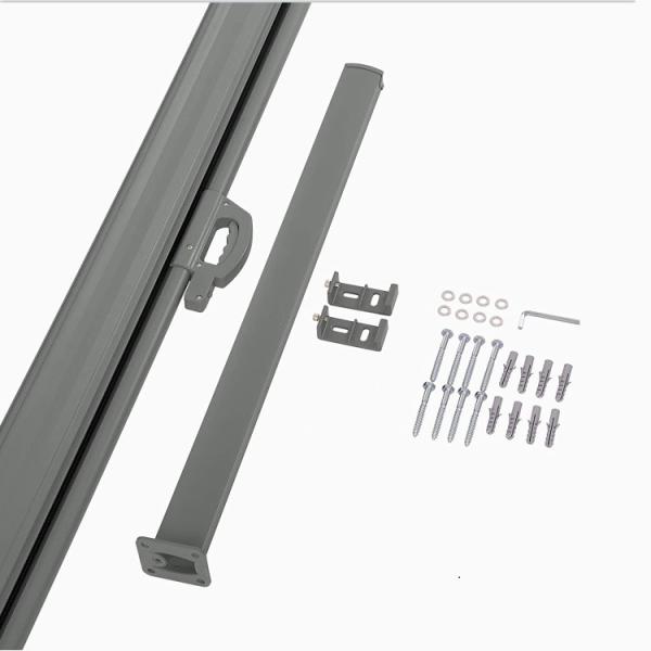 Patio Terrace Sun Shade Outdoor Canopy Side Awning Grey Screen Auvent Retractable